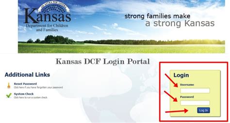 dcf kansas portal